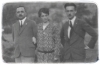 1929: da sinistra Decimo Mori, sua moglie Gina Bertellotti, il figlio Ettore