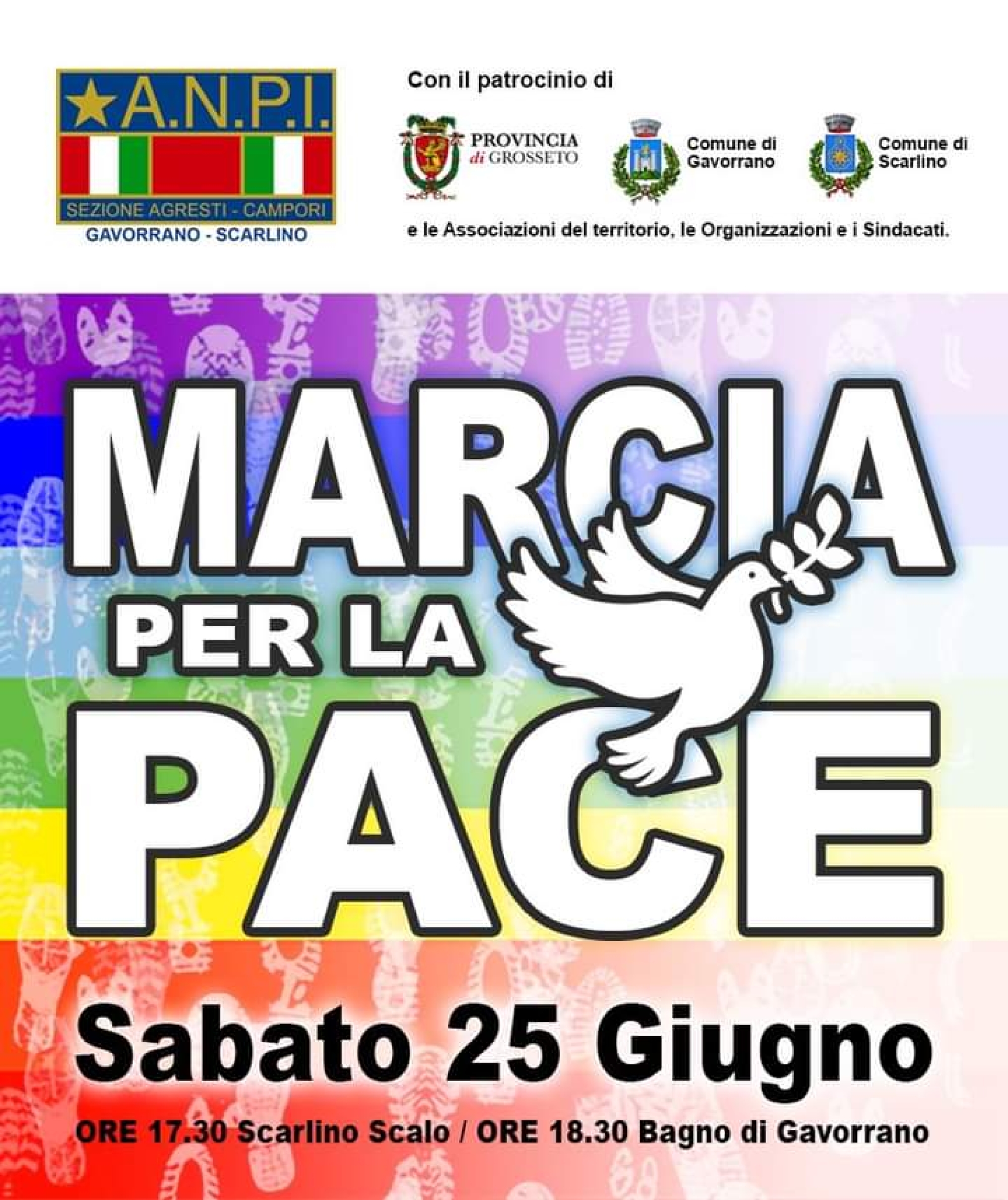 Marcia per la pace - 25 giugno