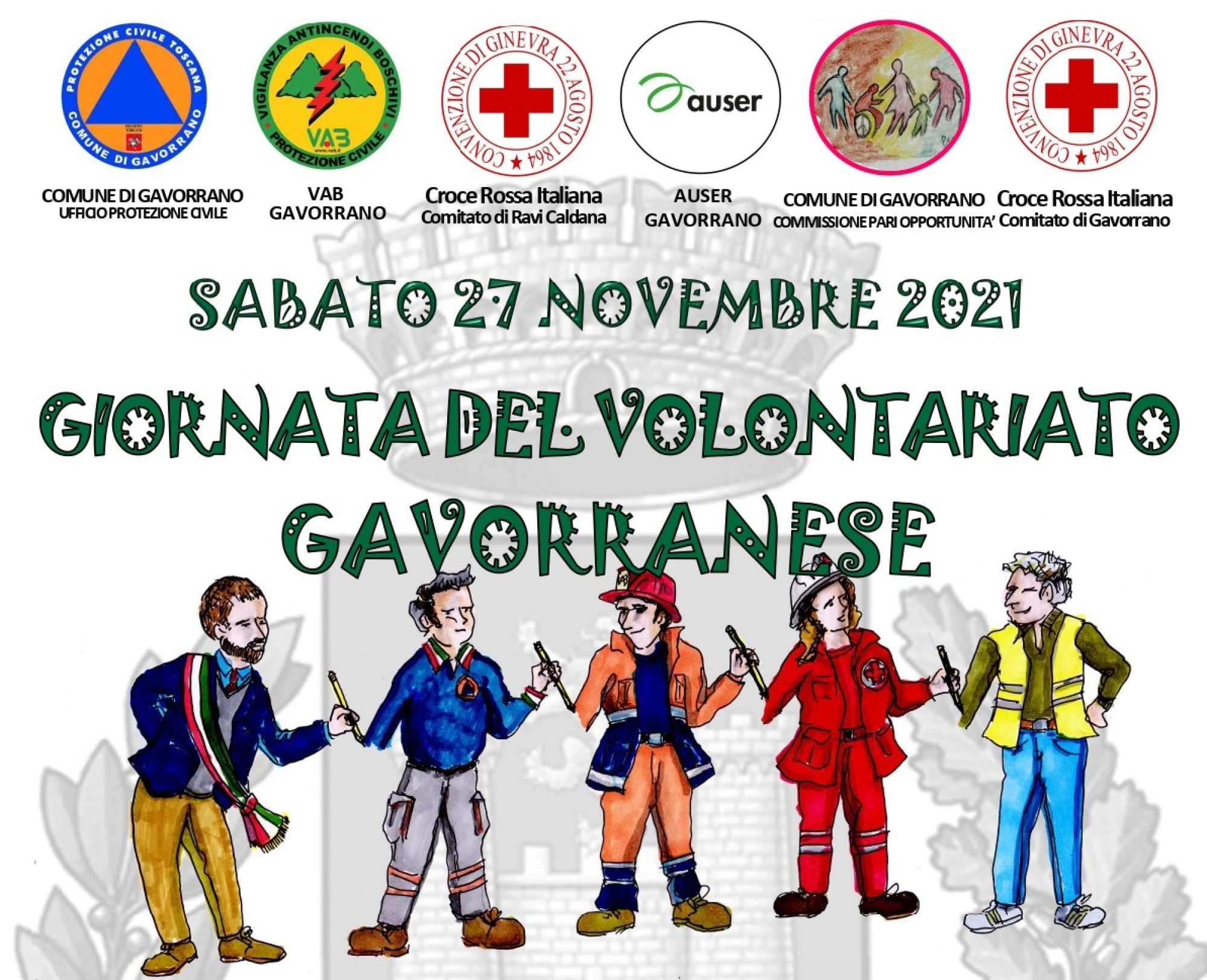 Giornata del Volontariato - 27 novembre Bagno di Gavorrano
