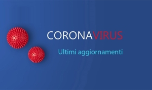 Immagine blu con dicitura CORONAVIRUS - ultimi aggiornamenti