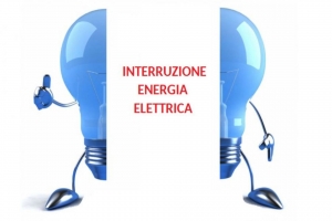 Interruzione servizio energia elettrica 26 febbraio